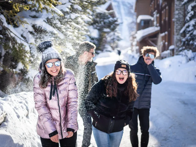 a group of friends who are laughing