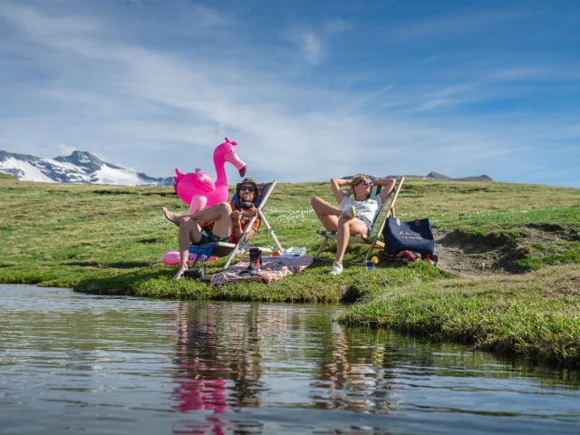 Picnic at the lake of Ouillette