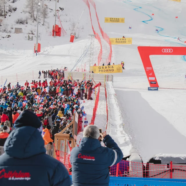 Piste de la Face de Bellevarde au Critérium de la Première Neige à Val d'Isère