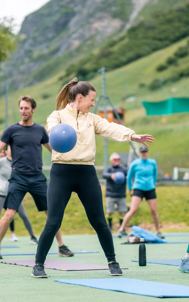 Cours de fitness au Manchet