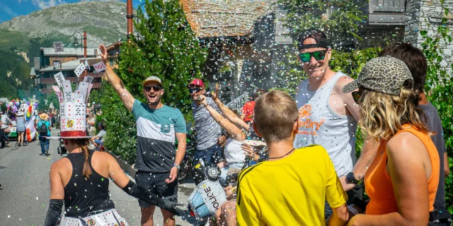 Fête du Vieux Val in Val d'Isère in summer