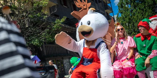 Fête du Vieux Val in Val d'Isère in summer