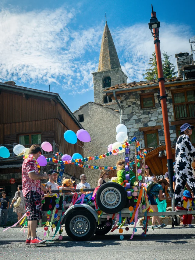Fête du Vieux Val in Val d'Isère in summer