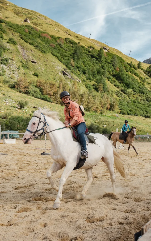 Equitation dans la vallée du Manchet